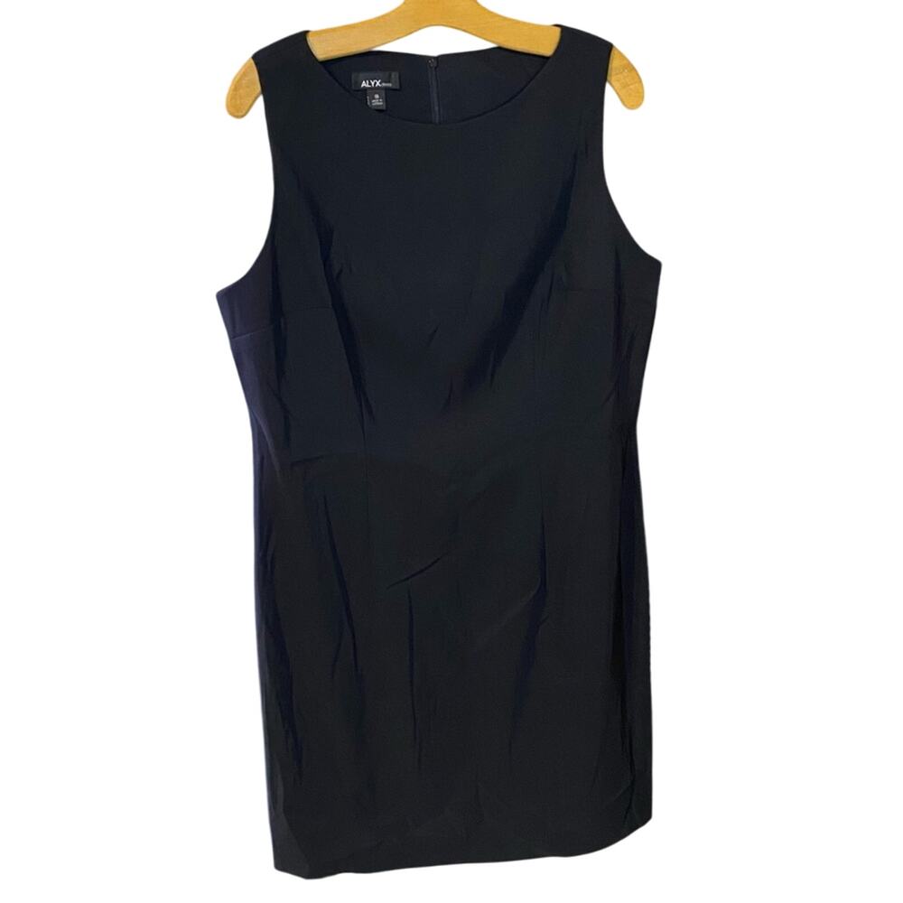 Alyx Classic Black Mini Dress NWT size 18 staple minimalist sleeveless sheath